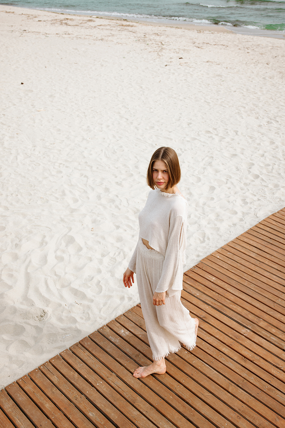 Kenevir Transparan Pantolon