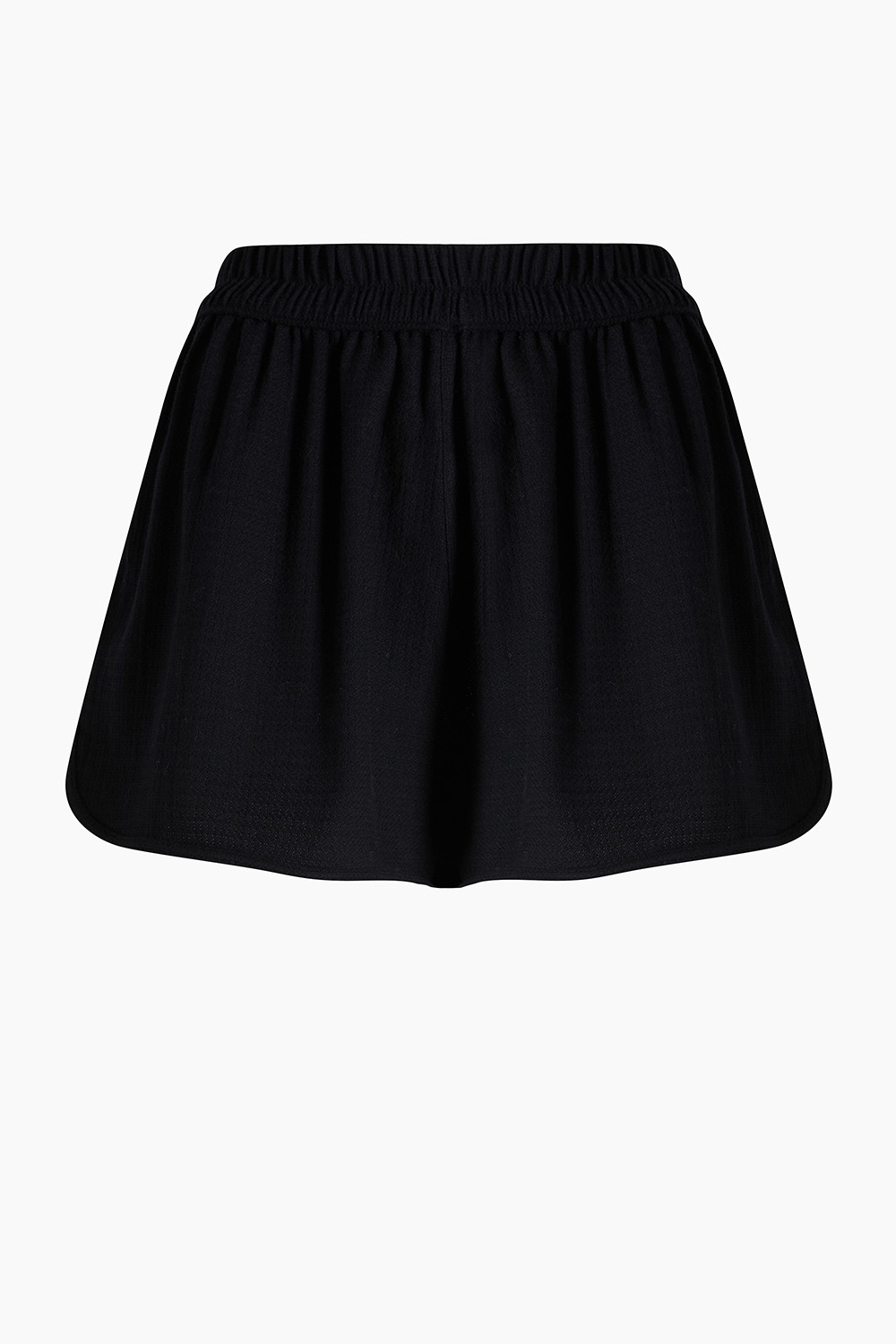 Cotton Black Shorts