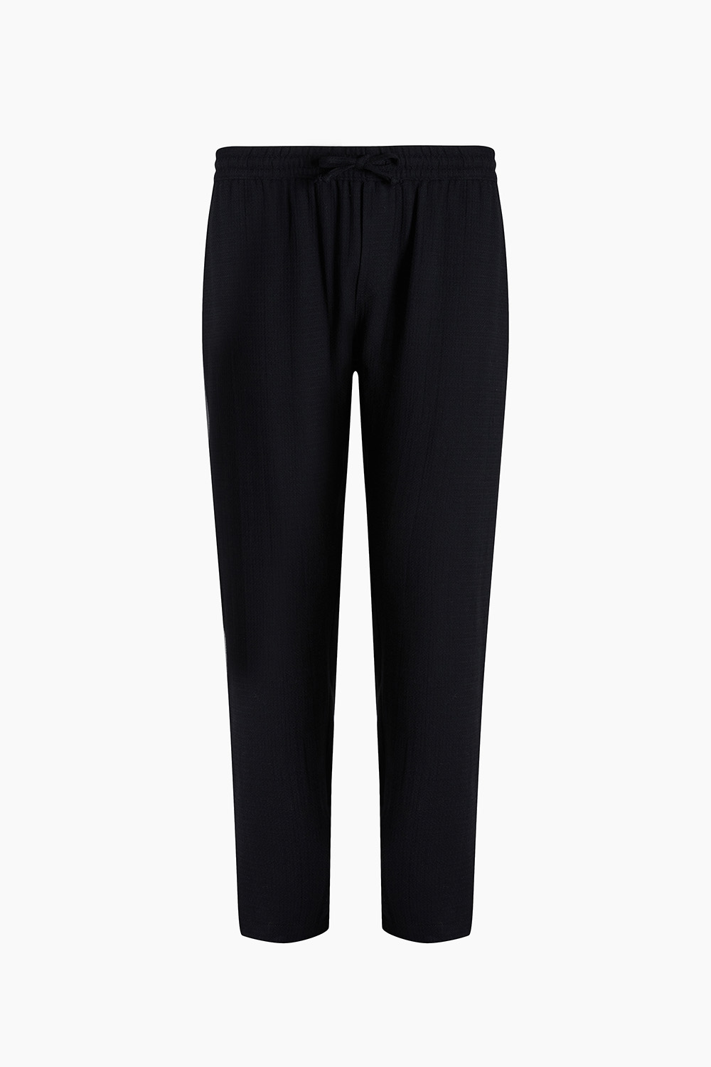 Men'S Cotton Black Pants