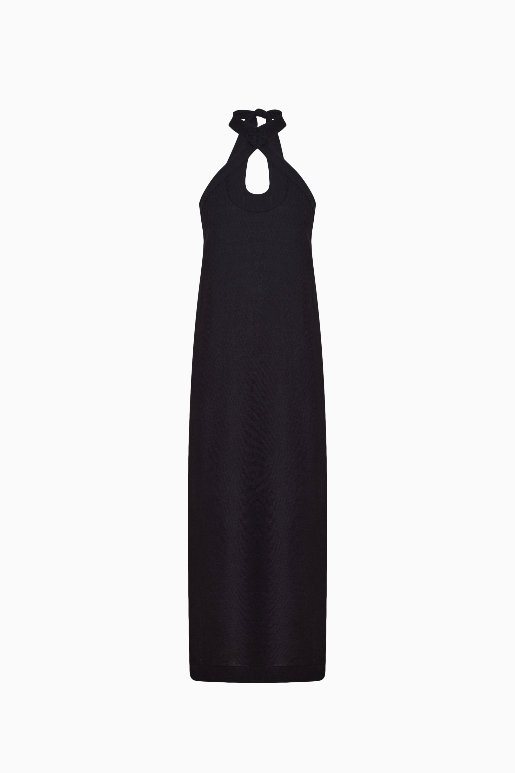 Black Linen Dress