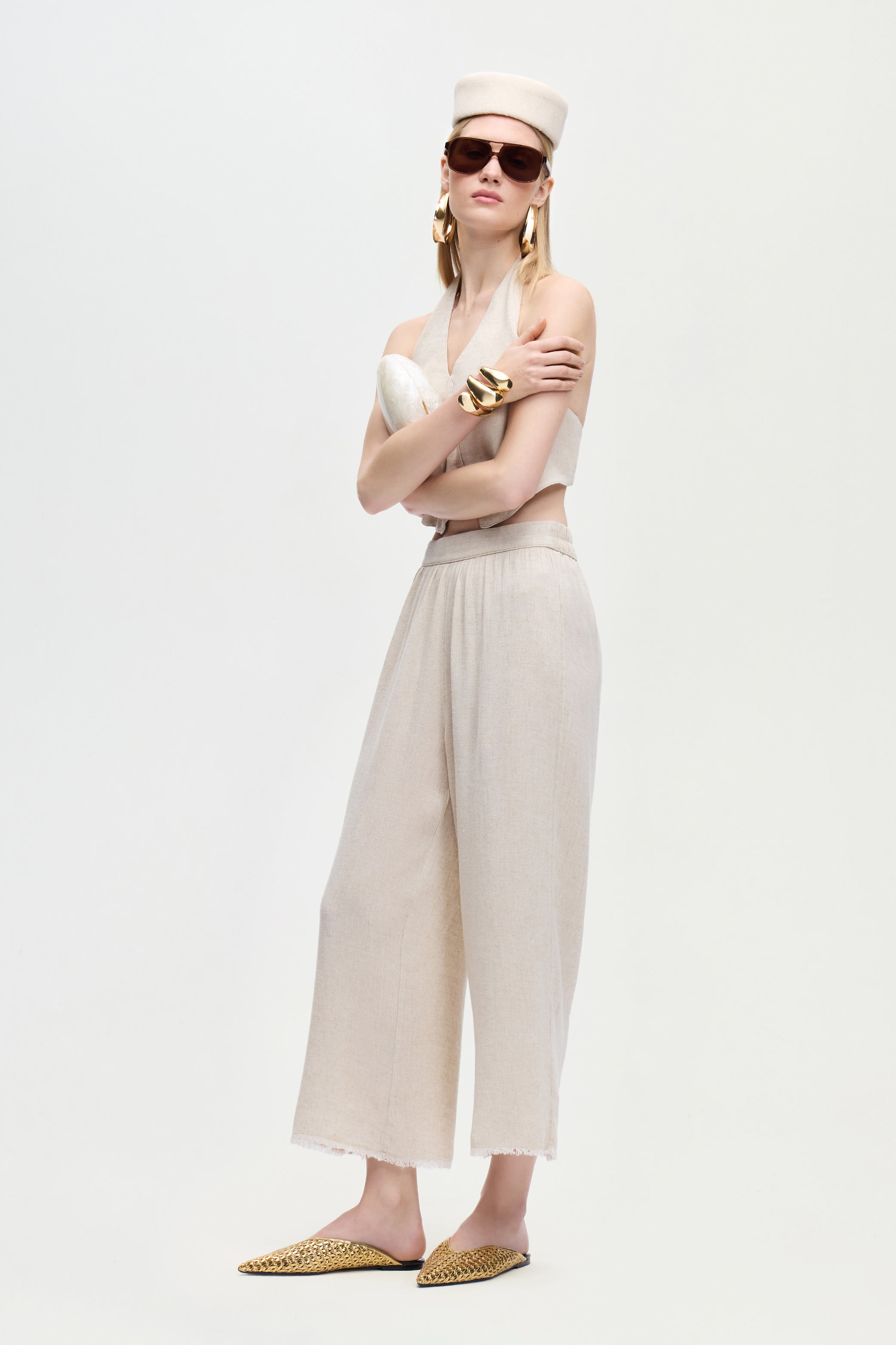 Natural Linen Pants