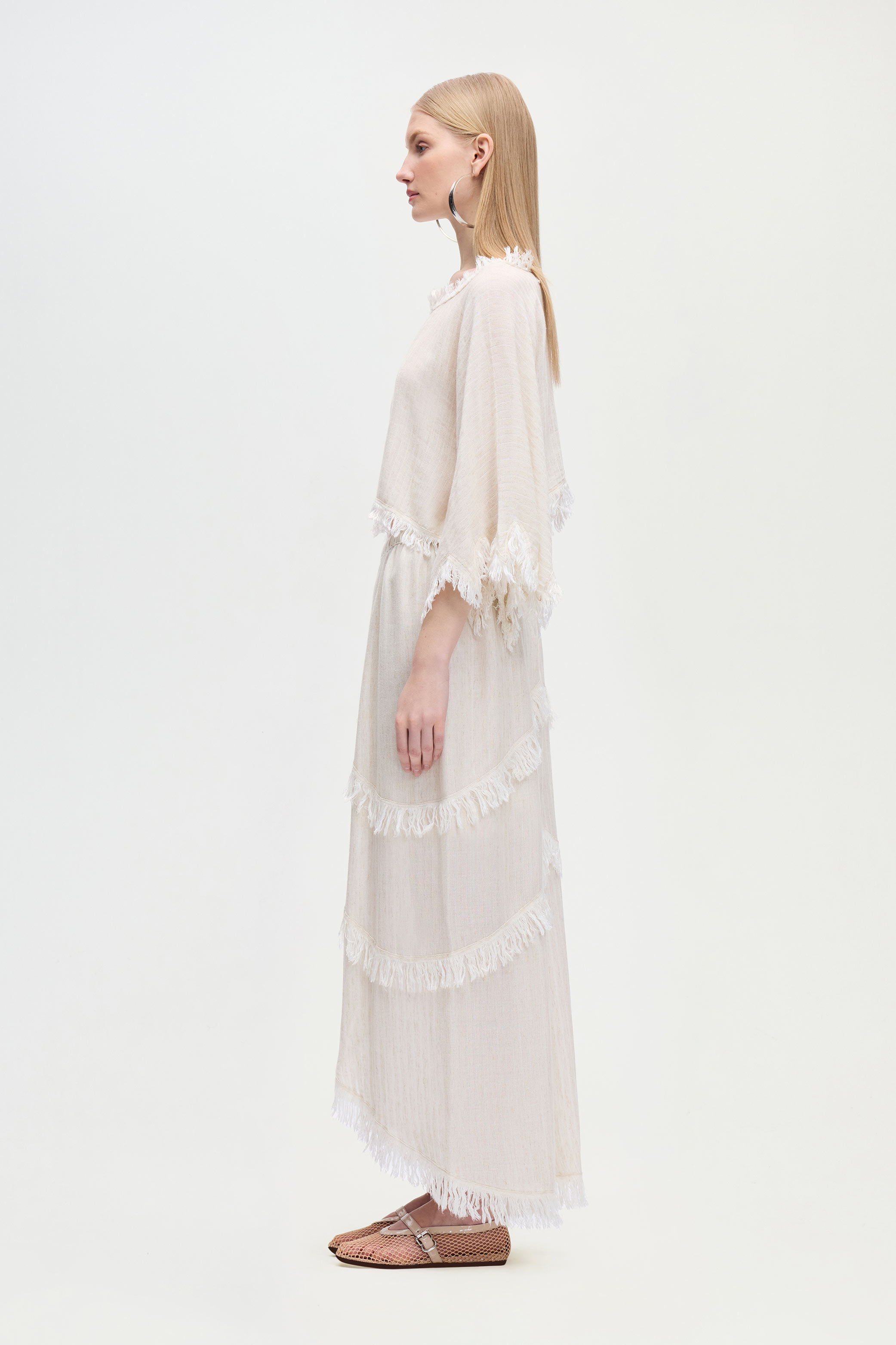 Natürel Asimetrik Etek