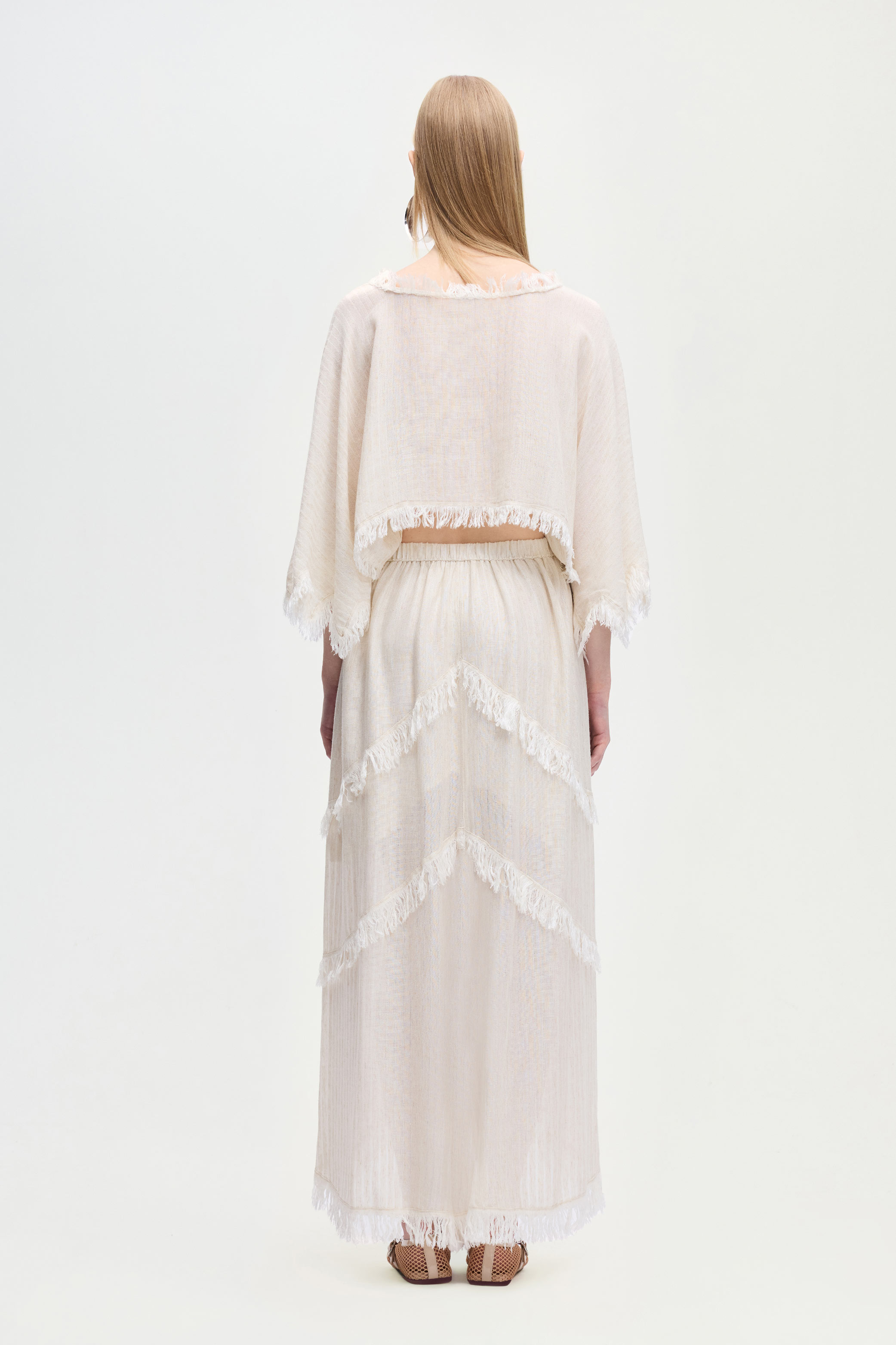 Natürel Asimetrik Etek