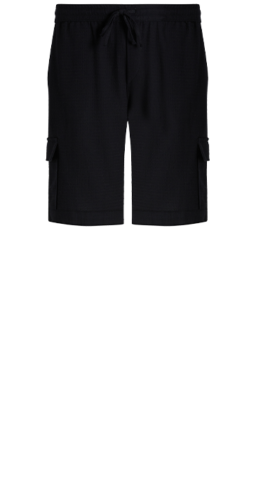 Men’S Cotton Black Shorts